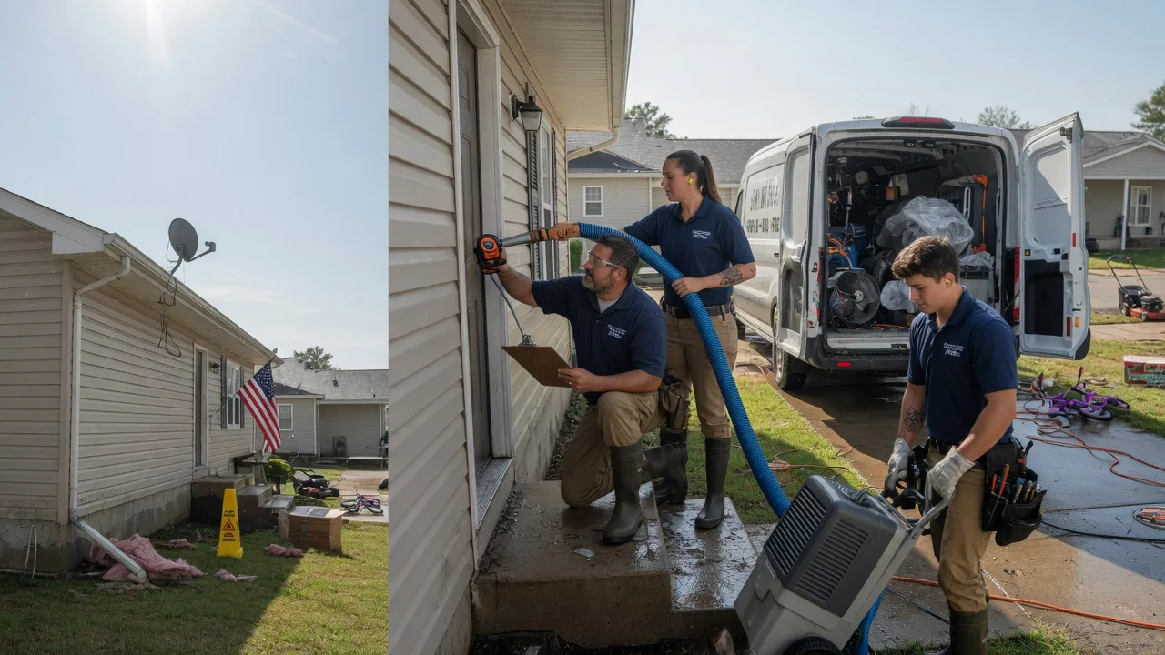 Ceiling Water Damage Restoration in Hazel Crest, IL near me